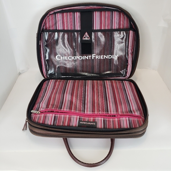 Scanfast pink airline checkpoint computer carry-on bag - Picture 6 of 8